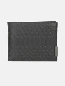 Calvin Klein - Black Textured Leather Wallet