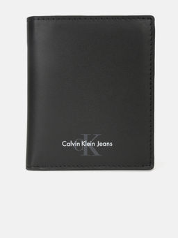 Calvin Klein - Black Solid Leather Wallet