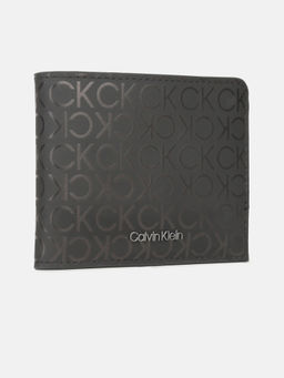 Calvin Klein - Black Solid Leather Wallet