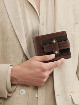 Hidesign - Olive Solid Leather Wallet (Medium)
