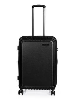 Calvin Klein - Black Textured Abs Composite Trolley Bag (Medium)