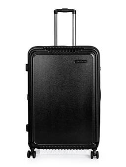Calvin Klein - Black Textured Abs Composite Trolley Bag (Large)