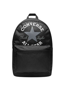 Converse - Black Solid Polyester Backpack