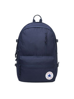 Converse - Navy Blue Solid Polyester Backpack