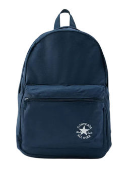Converse - Navy Blue Solid Polyester Backpack