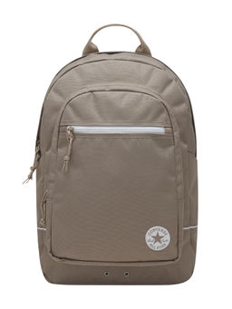 Converse - Beige Solid Polyester Backpack