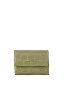 MIRAGGIO - Green Textured Pu Wallet (Small)