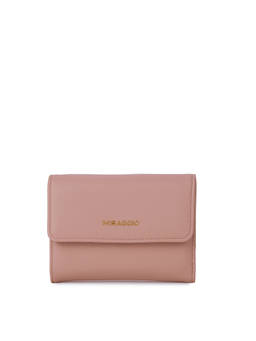 MIRAGGIO - Pink Solid Pu Wallet (Small)