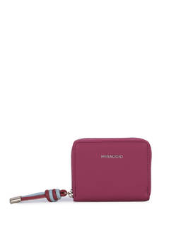 MIRAGGIO - Pink Solid Pu Wallet (Small)