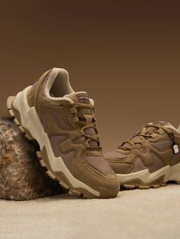 The Souled Store - Fumes Nx: Driftwood Men Brown Sneakers