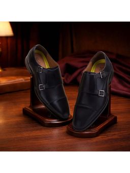 Florsheim - Lorent Men Black Monk Straps
