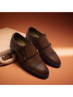 Florsheim - Lorent Men Brown Monk Straps
