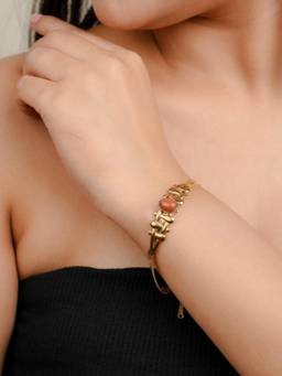 Zeraki Jewels - Layered Orange Bracelet