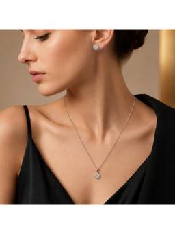 MINOUS - 925 Silver Everyday Sparkle Jewellery Set