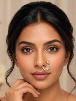 Nuyug - Saanjh Diamond Non-Piercing Nose Ring