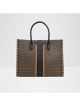 Aldo - SYRUS240 Brown Printed Tote Bag