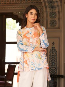 Saundh - Off White Juhi Top