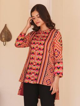 Saundh - Red Juhi Top