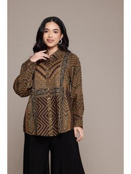 Aarke Ritu Kumar - Green Kirti Shirt
