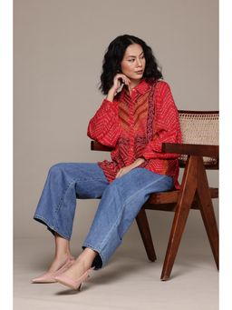 Aarke Ritu Kumar - Red Kirti Shirt