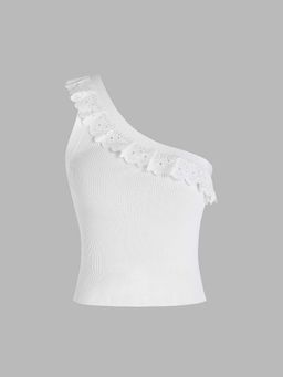 Cider - Knit One Shoulder Tank Top