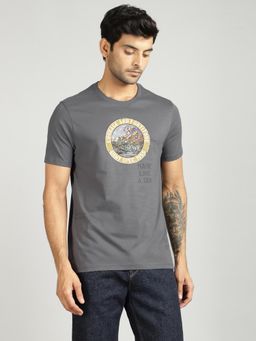Royal Enfield - Grey Courage and Fortitude T-Shirt
