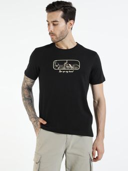 Royal Enfield - Black Gear Up Story Cotton Jersey T-Shirt