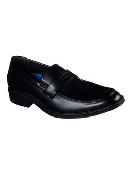 SKECHERS - Larken Black Formal Slip On Shoes