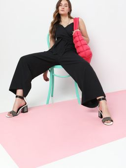 VERO MODA - Black High Rise Wide Leg Pants (Set of 2)