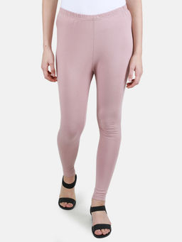 Monte Carlo - Pink Solid Regular Fit Legging