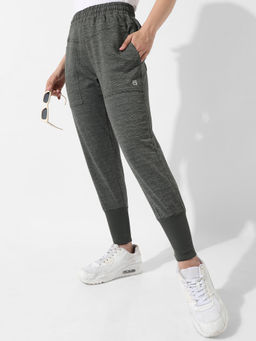 PINACOLADA - Women Grey Textured Trackpants
