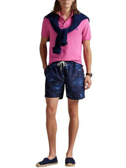 POLO RALPH LAUREN - Navy Blue Swim Shorts