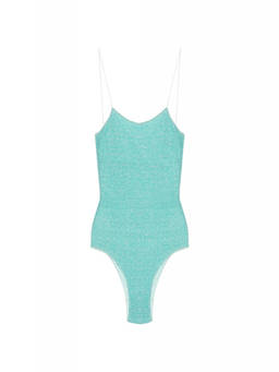 Oseree - Blue Solid Swimsuit (L)