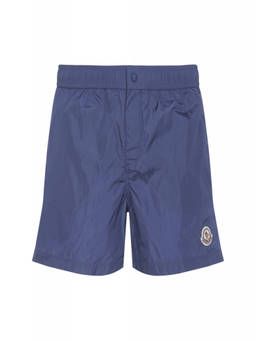 Moncler - Blue Logo Swim Shorts (XL)