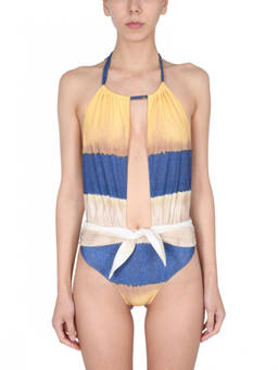 Alberta Ferretti - Multicolour Tie-Dye Swimsuit