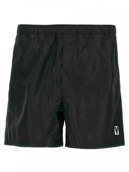 Valentino - Black Chez Valentino Shorts