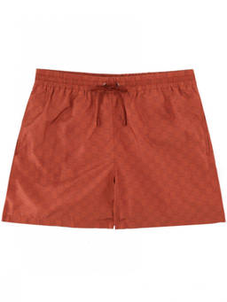 Gucci - Rust Orange Logo Swim Shorts (XL)