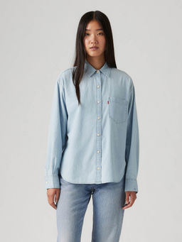 Levi's - Womens Solid Oversized Casual Shirt