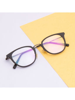 TED SMITH - Unisex Black Round Premium Italian Frame