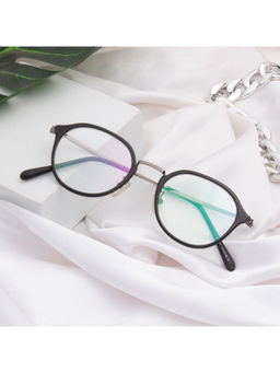 TED SMITH - Unisex Black Round Premium Italian Frame