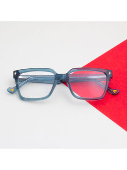 TED SMITH - Unisex Turquoise Square Premium Italian Frame
