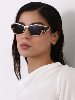 Haute Sauce - Womens The Cyberlux Shield Sunglasses - California Brown