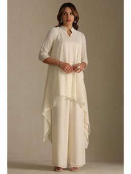 Soch - Off White Georgette Co-Ord