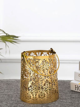 DecorTwist - Floral Tealight Candle Holder