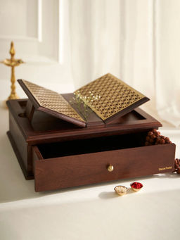 DecorTwist - Large Handcrafted Holy Book Stand