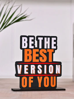DecorTwist - Be The Best Version of You Bookend