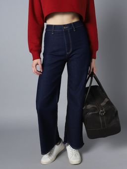 High Star - Women 90' Marine Straight Fit High-Rise Stretchable Jeans