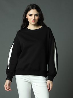 High Star - Round Neck Full Sleeves Ribbed Pullover