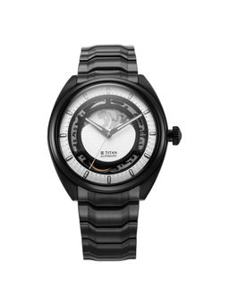 Titan - Men Regalia Stellar 2 White Dial Stainless Steel Watch - 10011NM02 (M)