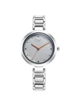 Titan - Women Raga Memoirs Silver Dial Brass Watch - 2752SM01 (M)